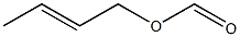 Formic acid 2-butenyl ester Structure