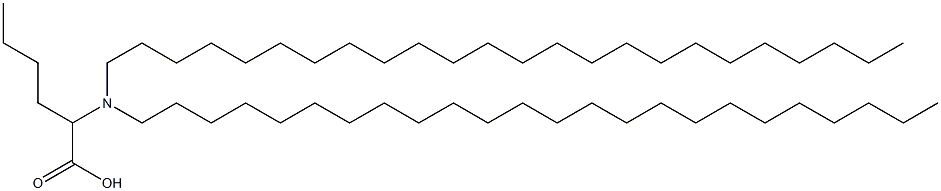2-(Ditetracosylamino)hexanoic acid Structure
