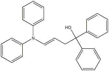 4-(Diphenylamino)-1,1-diphenyl-3-buten-1-ol Structure
