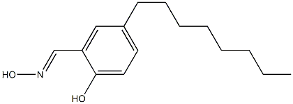 4-Octyl-2-[(hydroxyimino)methyl]phenol 구조식 이미지