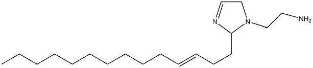 1-(2-Aminoethyl)-2-(3-tetradecenyl)-3-imidazoline 구조식 이미지