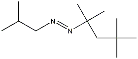 1-(2-Methylpropyl)-2-(1,1,3,3-tetramethylbutyl)diazene Structure