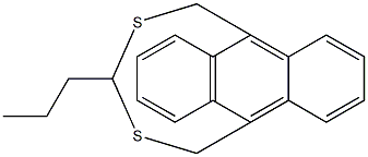 9,10-(Methanothiobutanothiomethano)anthracene Structure