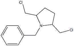 1-Benzyl-2,5-bis(chloromethyl)pyrrolidine 구조식 이미지