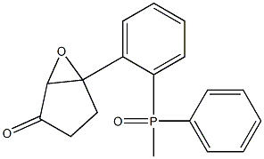 (4-Oxo-6-oxabicyclo[3.1.0]hexan-1-yl)methyldiphenylphosphine oxide 구조식 이미지