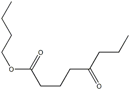 5-Ketocaprylic acid butyl ester Structure