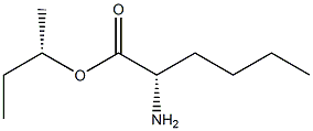 (S)-2-Aminohexanoic acid (S)-1-methylpropyl ester Structure
