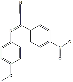 (4-Methoxyphenylimino)(4-nitrophenyl)acetonitrile 구조식 이미지