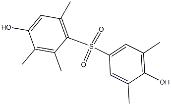 4,4'-Dihydroxy-2,3,3',5',6-pentamethyl[sulfonylbisbenzene] 구조식 이미지