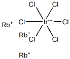 Rubidium hexachloroiridate(III) 구조식 이미지