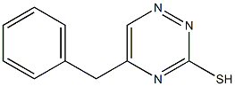 5-Benzyl-1,2,4-triazine-3-thiol 구조식 이미지