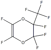 2,3,3,5,6-Pentafluoro-2-(trifluoromethyl)-2,3-dihydro-1,4-dioxin 구조식 이미지