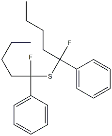 Phenyl(1-fluoropentyl) sulfide Structure