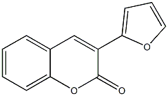 3-(2-Furyl)-2H-1-benzopyran-2-one 구조식 이미지