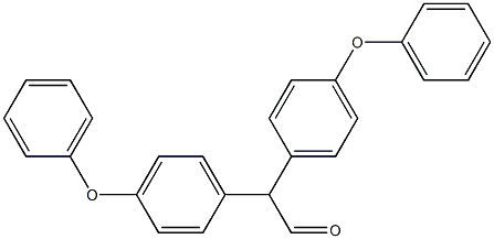 Bis(4-phenoxyphenyl)acetaldehyde 구조식 이미지