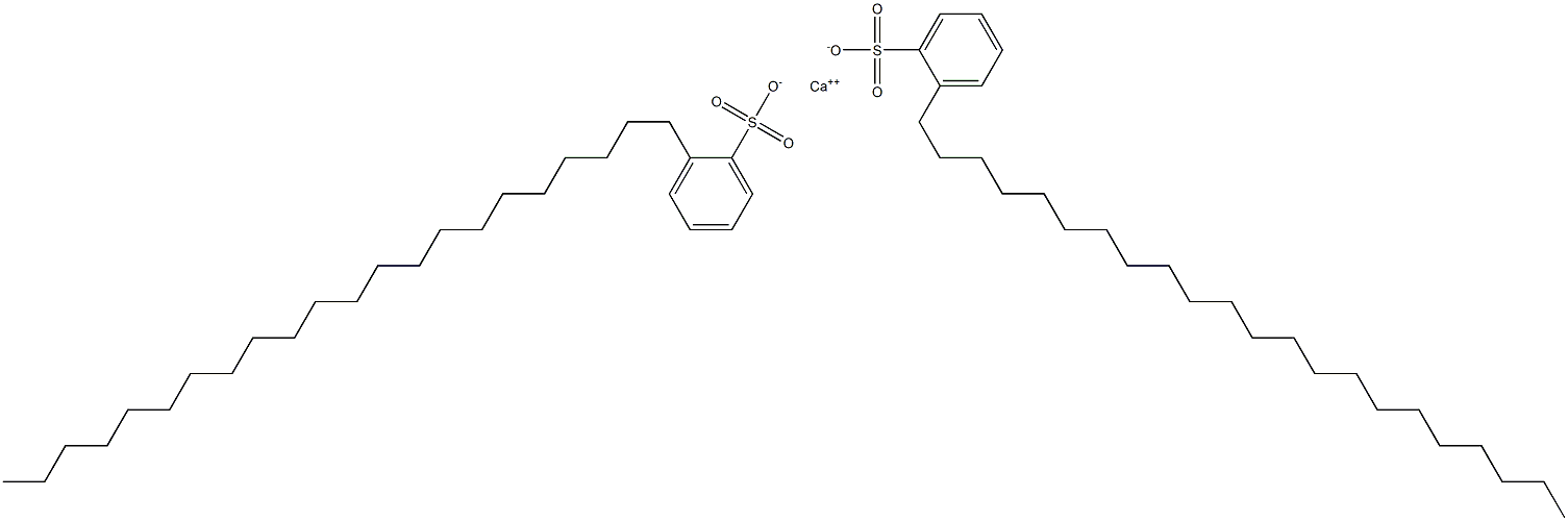 Bis(2-docosylbenzenesulfonic acid)calcium salt 구조식 이미지