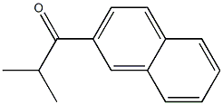 1-(2-Naphtyl)-2-methyl-1-propanone Structure