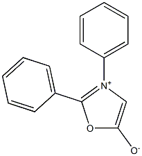 2,3-Diphenyloxazolium-5-olate 구조식 이미지