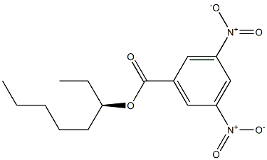 (-)-3,5-Dinitrobenzoic acid (R)-1-ethylhexyl ester 구조식 이미지