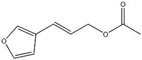 3-(3-Acetoxy-1-propenyl)furan Structure