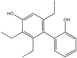 2,3,6-Triethyl-1,1'-biphenyl-2',4-diol Structure