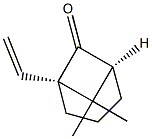 (1S,5S)-1-Ethenyl-7,7-dimethylbicyclo[3.1.1]heptan-6-one Structure