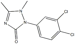 2-(3,4-Dichlorophenyl)-1,5-dimethyl-1,2-dihydro-3H-1,2,4-triazol-3-one 구조식 이미지