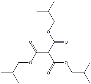 Methanetricarboxylic acid triisobutyl ester Structure