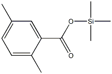 2,5-Dimethylbenzoic acid trimethylsilyl ester 구조식 이미지