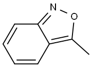 3-Methyl-2,1-benzisoxazole 구조식 이미지