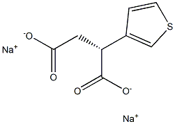 [R,(-)]-2-(3-Thienyl)succinic acid disodium salt Structure