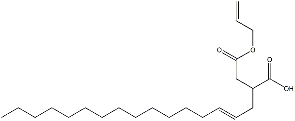 2-(2-Hexadecenyl)succinic acid 1-hydrogen 4-allyl ester Structure