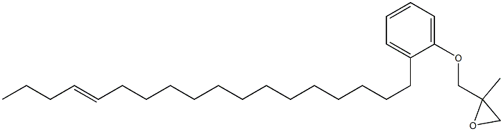 2-(14-Octadecenyl)phenyl 2-methylglycidyl ether Structure