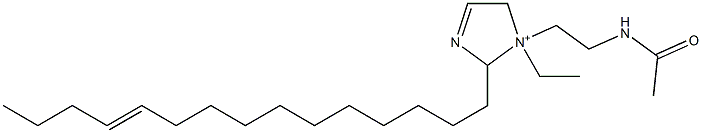 1-[2-(Acetylamino)ethyl]-1-ethyl-2-(11-pentadecenyl)-3-imidazoline-1-ium Structure
