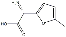 2-(5-Methyl-2-furyl)-D-glycine 구조식 이미지