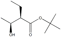 (2R,3S)-2-Ethyl-3-hydroxybutyric acid tert-butyl ester 구조식 이미지