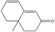 4a-Methyl-4,4a,5,6-tetrahydronaphthalen-2(3H)-one 구조식 이미지