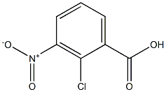 Nitro-chlorobenzoic acid 구조식 이미지