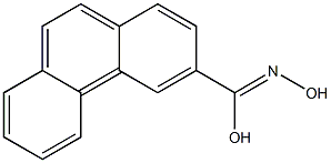 Phenanthrene-3-carbohydroximic acid 구조식 이미지