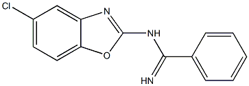 N1-(5-Chlorobenzoxazol-2-yl)benzamidine 구조식 이미지