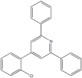 2,6-Diphenyl-4-(2-chlorophenyl)pyridine 구조식 이미지