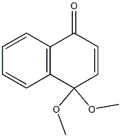 4,4-Dimethoxy-1,4-dihydronaphthalene-1-one 구조식 이미지