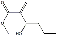 2-[(S)-1-Hydroxybutyl]acrylic acid methyl ester 구조식 이미지