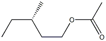 [S,(+)]-3-Methyl-1-pentanol acetate 구조식 이미지