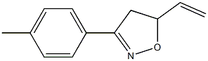 4,5-Dihydro-5-ethenyl-3-(4-methylphenyl)isoxazole Structure