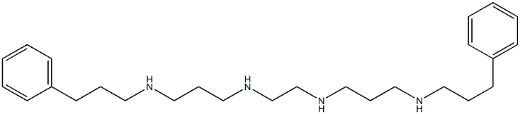 N,N'-Bis[3-[(3-phenylpropyl)amino]propyl]-1,2-ethanediamine 구조식 이미지