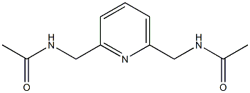 N,N'-[(Pyridine-2,6-diyl)dimethylene]bisacetamide 구조식 이미지