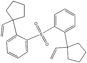 1-Ethenylcyclopentylphenyl sulfone Structure