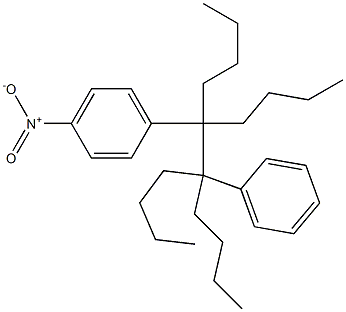 5,6-Dibutyl-5-(4-nitrophenyl)-6-phenyldecane 구조식 이미지