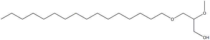 (2R)-1-O-Hexadecyl-2-O-methylglycerol Structure